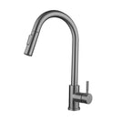 Touch On Kitchen Faucets with Pull Down Sprayer | Single Handle Kitchen Sink Faucet | Stainless Steel Touch Activated Faucet