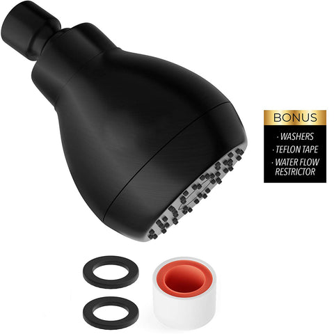 High Pressure Shower Head | 3 Inch Anti-clog Anti-leak Fixed Chrome Shower head | Plastic Shower Head With High Pressure