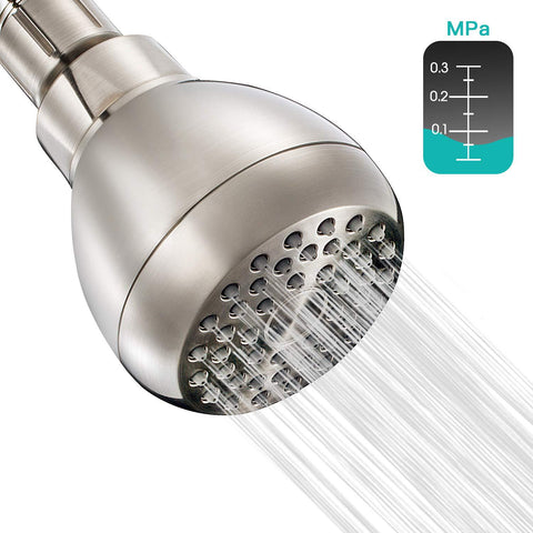 High Pressure Shower Head | 3 Inch Anti-clog Anti-leak Fixed Chrome Shower head | Plastic Shower Head With High Pressure