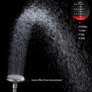 Shower Head | High Pressure Air-Injection Rainfall Adjustable Shower heads | Anti-Clog Rain Shower head Chrome