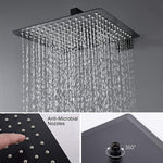 High-Pressure Rainfall Shower Faucet | Brass Wall Mounted Shower Faucet | Bathroom Rain Shower Combo Set