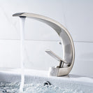 Brass Chrome Bath Basin Faucet | Brush Nickel Sink Mixer Tap | Vanity Hot Cold Water Bathroom Faucets