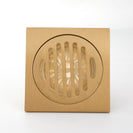 Square Floor Drain | Bathroom Floor Drainer with Removable Strainer Cover | Anti-clogging for Washroom