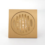 Square Floor Drain | Bathroom Floor Drainer with Removable Strainer Cover | Anti-clogging for Washroom