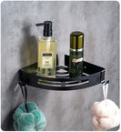 Modern Bathroom Black Hardware Set 304 Stainless Steel Towel Rack Paper Towel Holder Towel Bar Hook