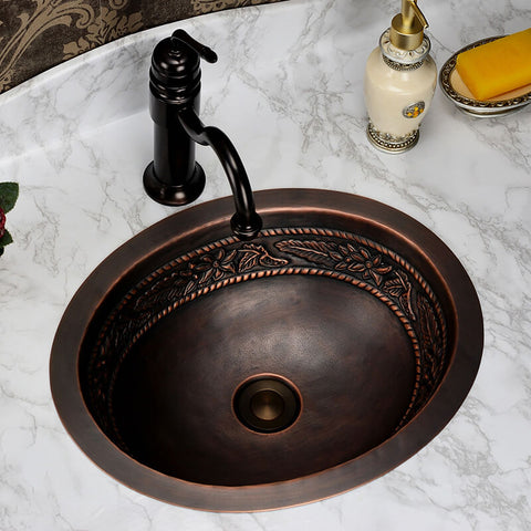 Classical Brass Sink | European Wash Basin | Antique Copper Basin Vintage Copper Basin Art Basin - WELQUEEN