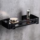 Modern Bathroom Black Hardware Set 304 Stainless Steel Towel Rack Paper Towel Holder Towel Bar Hook