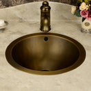 Pure Copper Basin | European Antique Wash Basin | Brass Wash Basin Vintage Art Basin