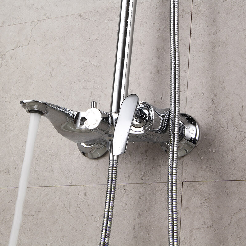 Wall Mounted Shower Set | Bathroom High-Pressure Rain Shower System | Shower Column Set - WELQUEEN