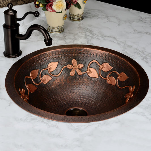 Classical Brass Sink | European Wash Basin | Antique Copper Basin Vintage Copper Basin Art Basin - WELQUEEN