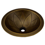 Pure Copper Basin | European Antique Wash Basin | Brass Wash Basin Vintage Art Basin
