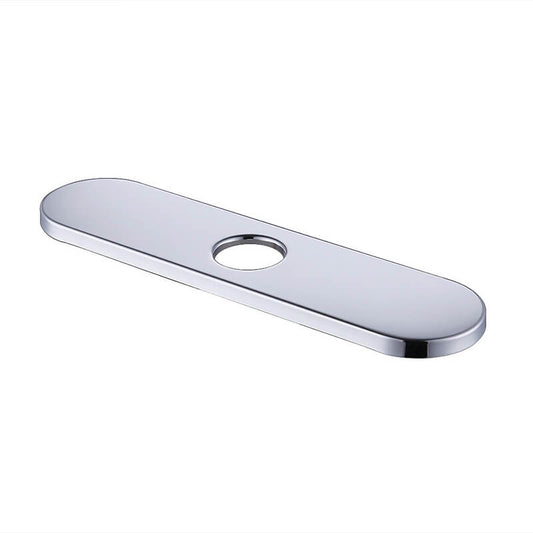 Kitchen Sink Faucet Hole Cover | Deck Plate Escutcheon Solid Stainless Steel Chrome Finished - WELQUEEN