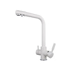 Matt Black Kitchen sink Faucet mixer | 360 Degree Rotation Water Purification tap | Deck Mounted Dual Handle Kitchen Faucet 4 Colors