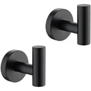 2 Pack Bath Towel Hooks Wall Mounted Robe Hook for Bathroom Kitchen SUS304 Stainless Steel Coat Clothes Hooks Rustproof