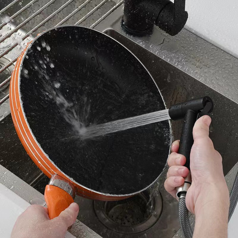 304 Stainless Steel Kitchen Sprayer Set Brushed Nickel Hand Held Sprayer for Kitchen Sink Washing - WELQUEEN HOME DECOR
