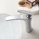 Modern Brass Basin Faucet | Single Handle Bathroom Sink Vessel Faucet | Single Hole Basin Mixer Taps Chrome Plating