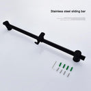 Shower Slide Bar with Handheld Shower Adjustable 304 Stainless Steel Shower Rail Set