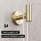 Bathroom Hardware Set 4 Pieces | SUS304 Bathroom Accessories Sets | Wall Mounted Towel Holders Sets