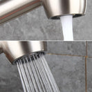 Stainless Steel Pull Out Kitchen Faucet Single Handle Sprayer Bar Kitchen Faucet Swivel Single Lever Kitchen Sink Faucet