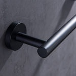 12 Inches Hand Towel Bar Stainless Steel Bathroom Towel Bar Holder Single Towel Rail Kitchen Dish Cloth Hanger