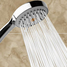 3 Function High Pressure Handheld Shower Head | Chrome Shower Head with Hose and Adjustable Bracket | Massage Spa Plastic Handheld Shower Head