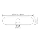Kitchen Sink Faucet Hole Cover | Deck Plate Escutcheon Solid Stainless Steel Chrome Finished