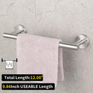 Bathroom Hardware Set 4 Pieces | SUS304 Bathroom Accessories Sets | Wall Mounted Towel Holders Sets