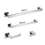 Bathroom Hardware Set 4 Pieces | SUS304 Bathroom Accessories Sets | Wall Mounted Towel Holders Sets