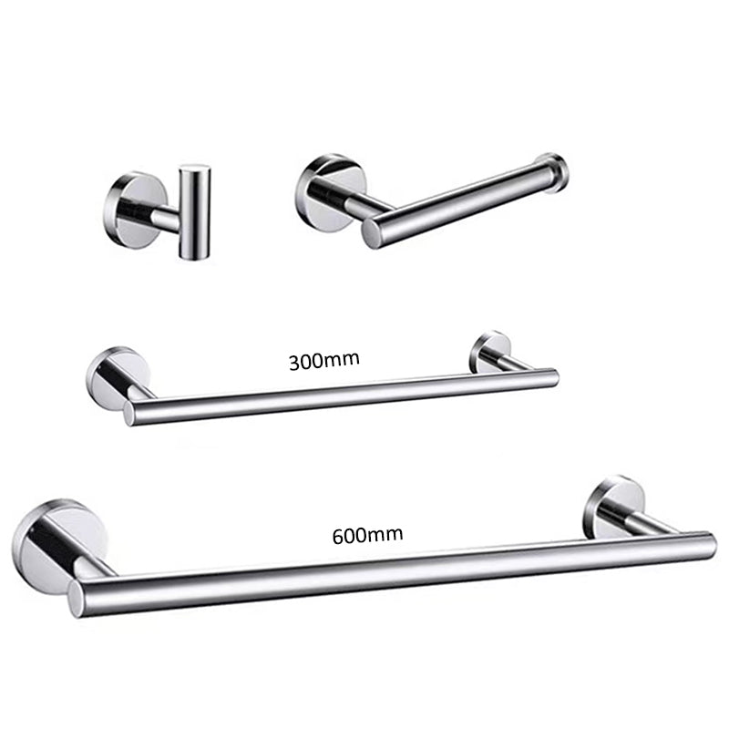 Bathroom Hardware Set 4 Pieces | SUS304 Bathroom Accessories Sets | Wall Mounted Towel Holders Sets - WELQUEEN HOME DECOR