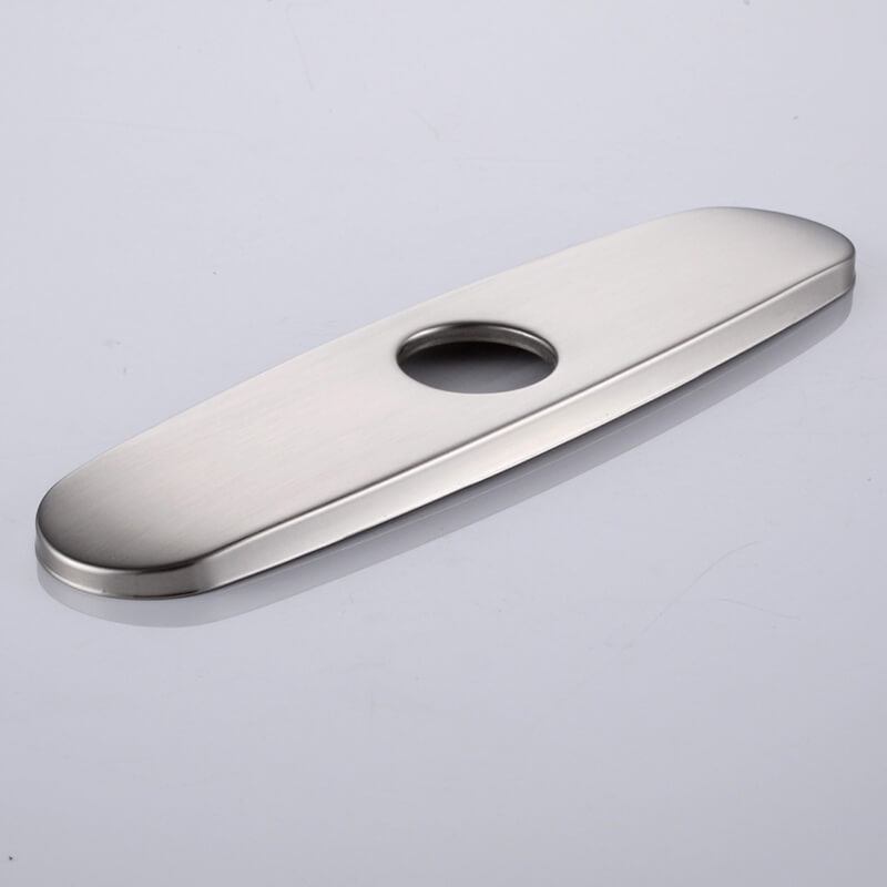 Commercial Kitchen Sink Faucet Hole Cover Deck Plate Escutcheon Brushed Nickel/High Gloss/ORB - WELQUEEN
