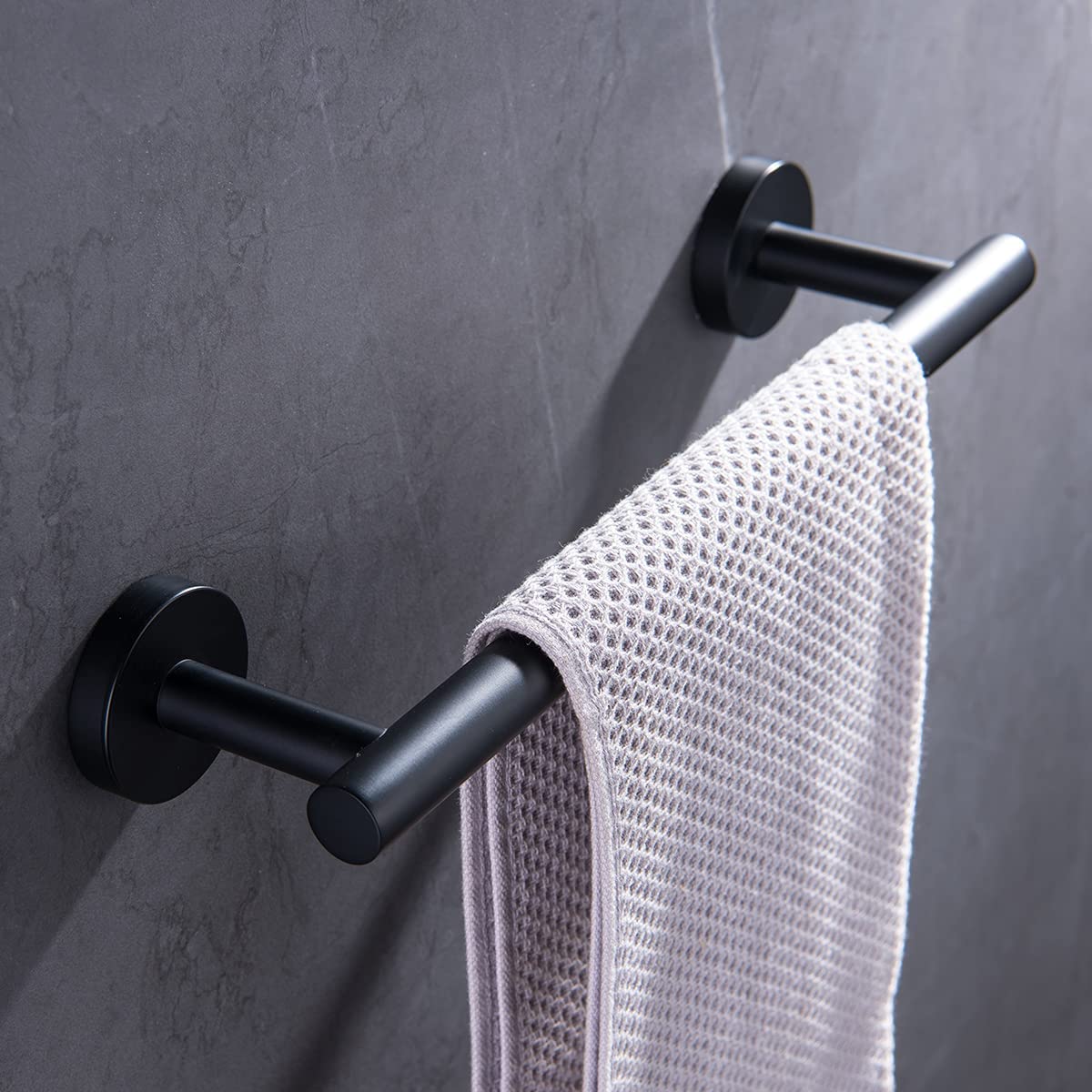 12 Inches Hand Towel Bar Stainless Steel Bathroom Towel Bar Holder Single Towel Rail Kitchen Dish Cloth Hanger - WELQUEEN