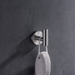 2 Pack Bath Towel Hooks Wall Mounted Robe Hook for Bathroom Kitchen SUS304 Stainless Steel Coat Clothes Hooks Rustproof