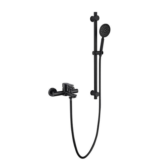 Shower Slide Bar with Handheld Shower | Adjustable SUS304 Stainless Steel Shower Rail Set - WELQUEEN