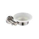 Bathroom Towel Bar | Wall Mounted Stainless Steel Single Towel Bar | Round Style Towel bar Holder Brush Nickel Finished