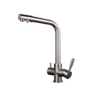 Matt Black Kitchen sink Faucet mixer | 360 Degree Rotation Water Purification tap | Deck Mounted Dual Handle Kitchen Faucet 4 Colors