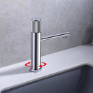 New Basin Faucets Chrome Brass Bathroom Sink Faucet Key Push-Button Style Brush Gold Hot and Cold Water Tap