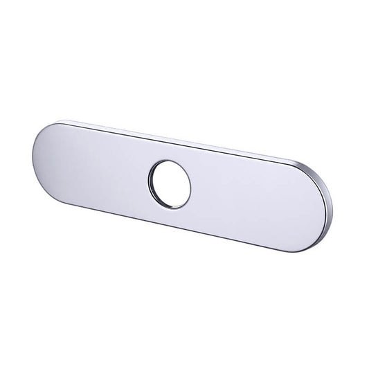 Kitchen Sink Faucet Hole Cover | Deck Plate Escutcheon Solid Stainless Steel Chrome Finished - WELQUEEN