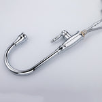 Brass Single Handle Pull Out Kitchen Faucet Multi-Function Sprayer Head 360 Degree Swivel Kitchen Sink Faucet