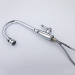 Brass Single Handle Pull Out Kitchen Faucet Multi-Function Sprayer Head 360 Degree Swivel Kitchen Sink Faucet