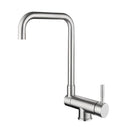 Folding Kitchen Faucet Brushed Nickel Stainless Steel Kitchen Faucet 360 Degree Swivel Single Handle Kitchen Sink Faucet
