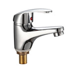 Small Solid Brass Single Handle Cold Water Basin Faucet | Single Hole Bathroom Sink Faucet | Lavatory Cold Water Basin Taps Chrome