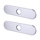 Kitchen Sink Faucet Hole Cover | Deck Plate Escutcheon Solid Stainless Steel Chrome Finished