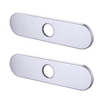 Kitchen Sink Faucet Hole Cover | Deck Plate Escutcheon Solid Stainless Steel Chrome Finished