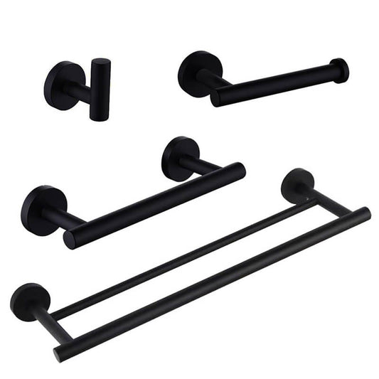 Bathroom Hardware Set 4 Pieces | SUS304 Bathroom Accessories Sets | Wall Mounted Towel Holders Sets - WELQUEEN