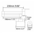 Brass Kitchen Faucet Wall Mount Pot Filler Faucet 360 Rotatable Folding Lengthened with Double Joint Swing Arms Cold Water Tap