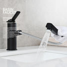 Brass Pulldown Basin Faucet with Pull Out Sprayer Single Lever Faucet for Bathroom Hot and Cold Water Faucet