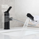 Brass Pulldown Basin Faucet with Pull Out Sprayer Single Lever Faucet for Bathroom Hot and Cold Water Faucet