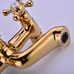 Antique Bathtub Faucet | Wall-Mounted Shower Faucet | European Single Handle Brass Tub Faucet