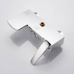 Round Style Shower Faucet In Wall 8" Brass Rainfall Bath Shower Set Chrome Bathroom Shower Column Set