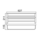 304 Stainless Steel Fashion Innovation Quality Wall Mounted Towel Rail Kitchen Bathroom Towel Rack
